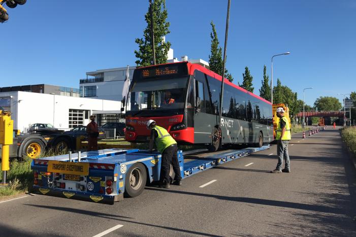 Enorme verkeersopstopping door gestrande stadsbus