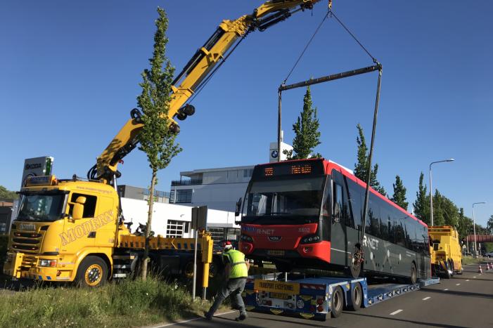 Enorme verkeersopstopping door gestrande stadsbus