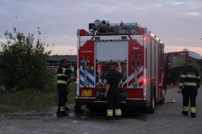 Afvalbrand zorgt voor veel rookontwikkeling