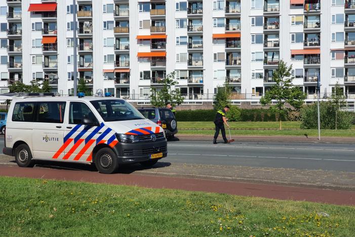 Behoorlijke schade na aanrijding in Delfshaven