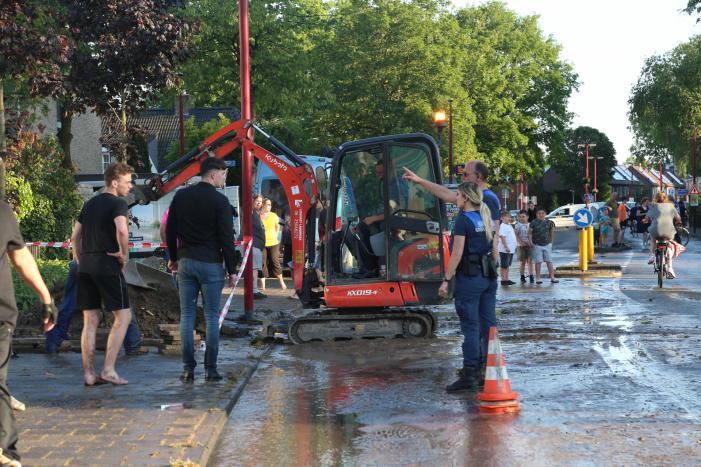 Waterballet na gesprongen waterleiding