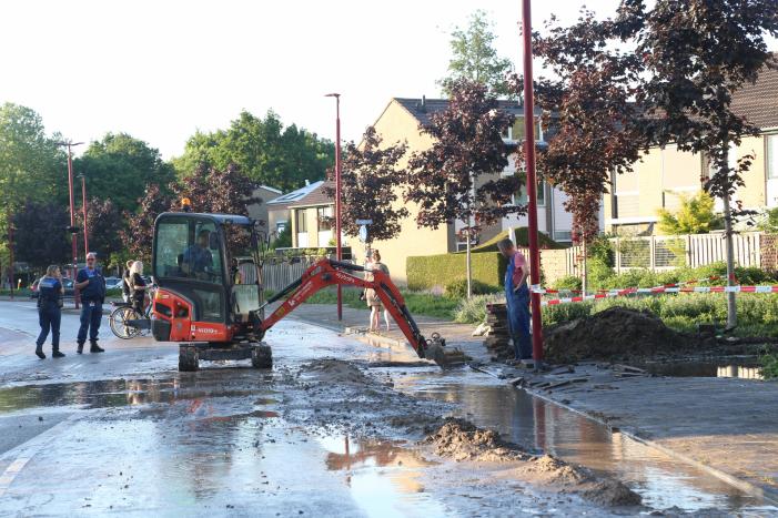 Waterballet na gesprongen waterleiding