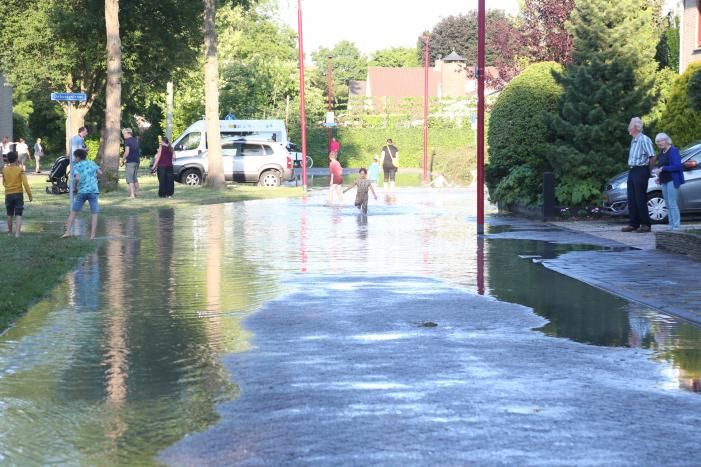 Waterballet na gesprongen waterleiding