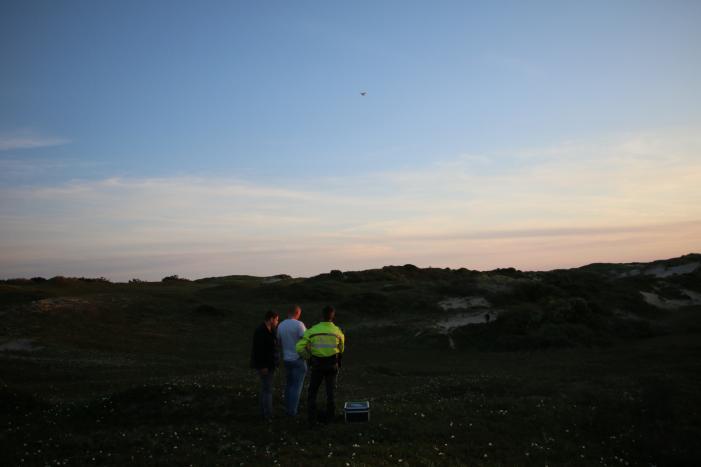 Grote zoekactie naar vermist persoon in duingebied