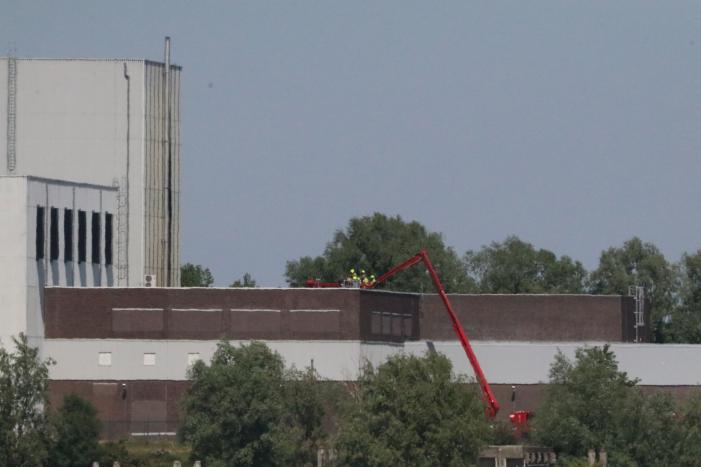 Zeer grote brand bij kernenergiecentrale