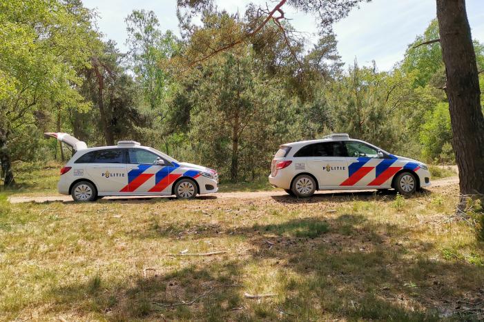 Natuurbrand op de Ginkelse Heide