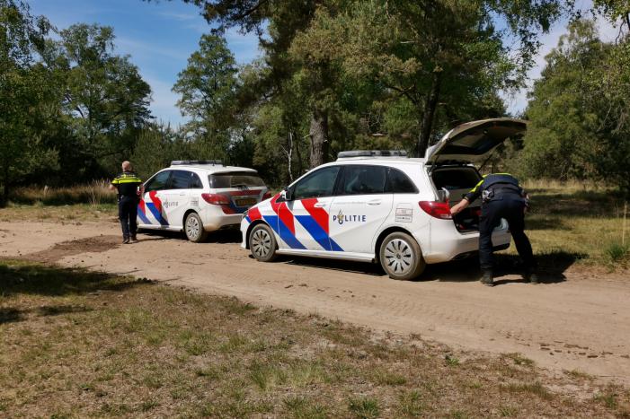 Natuurbrand op de Ginkelse Heide