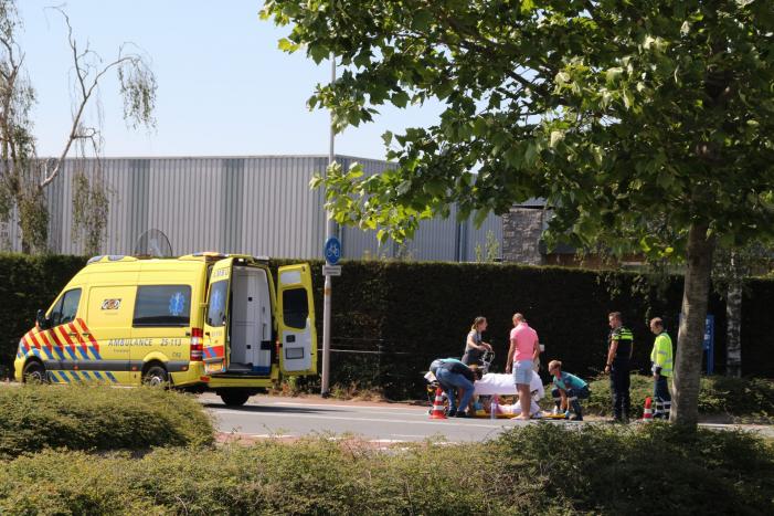 Fietser gewond na val