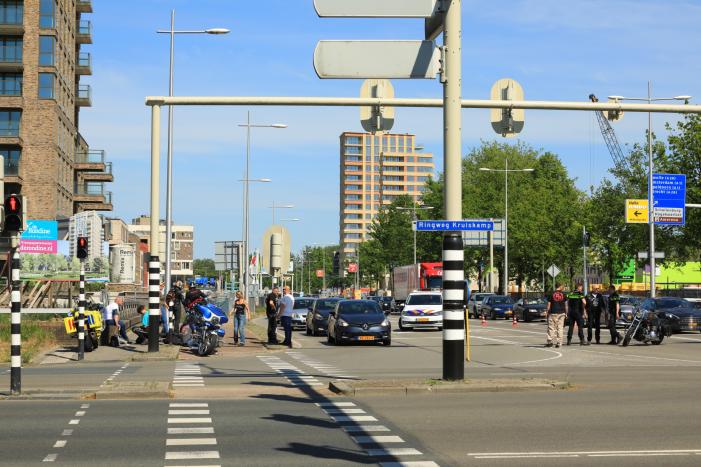 Motorrijder gewond bij ongeval