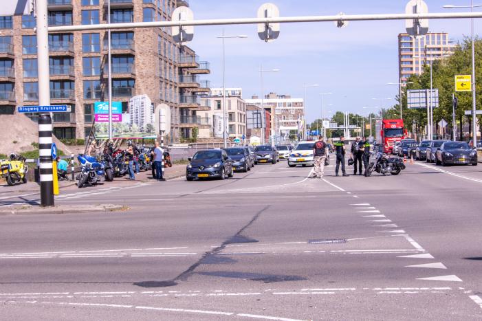 Motorrijder gewond bij ongeval