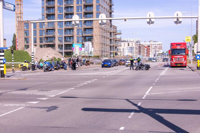 Motorrijder gewond bij ongeval