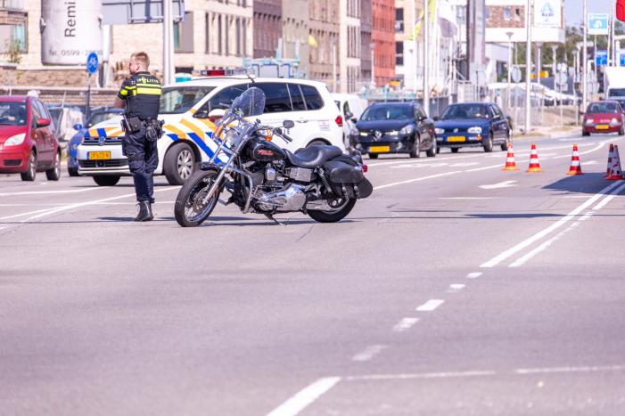 Motorrijder gewond bij ongeval