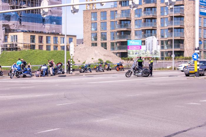 Motorrijder gewond bij ongeval