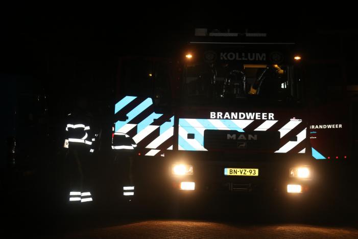 Brand ontstaan in auto