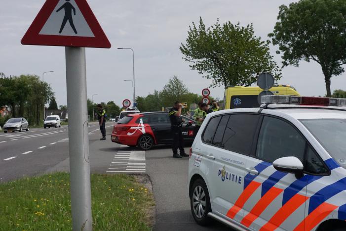 Gewonden bij aanrijding met scooter