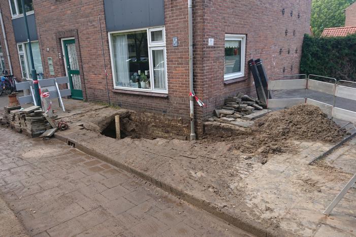 Wederom waterleiding gesprongen