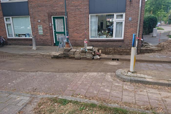 Wederom waterleiding gesprongen