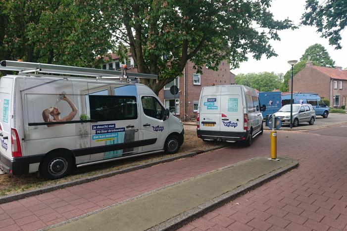 Wederom waterleiding gesprongen