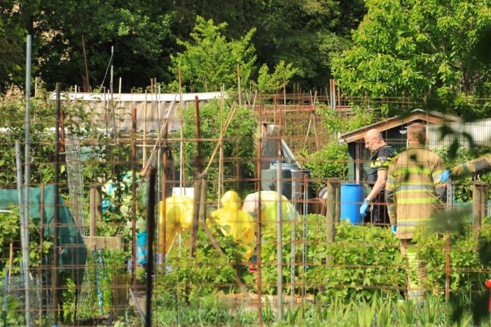 Persoon overleden op volkstuinenterrein