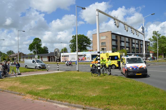 Opnieuw aanrijding met fiets, een persoon gewond