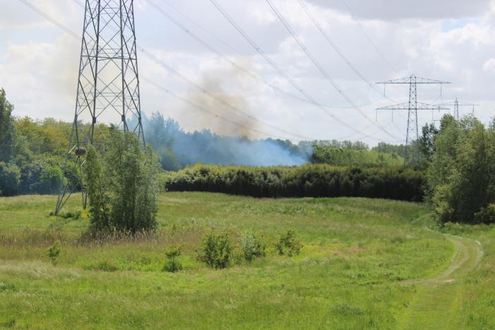 Grote brand in natuurgebied