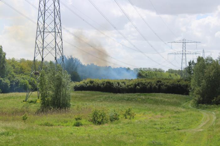 Grote brand in natuurgebied