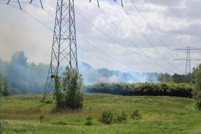 Grote brand in natuurgebied