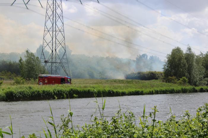 Grote brand in natuurgebied