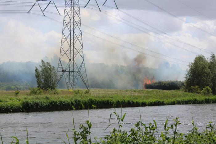 Grote brand in natuurgebied