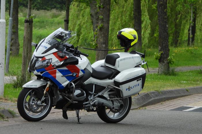 Auto verwoest door brand