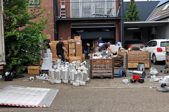 Inval bij leverancier grootschalige hennepteelt