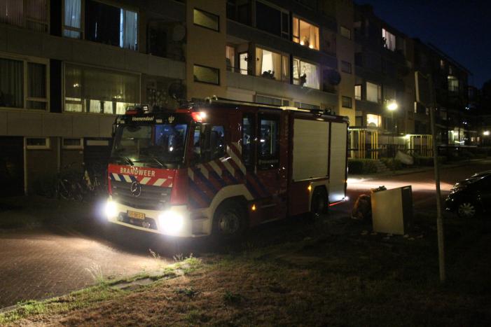 Gaslekkage blijkt lekkende brommer in berging