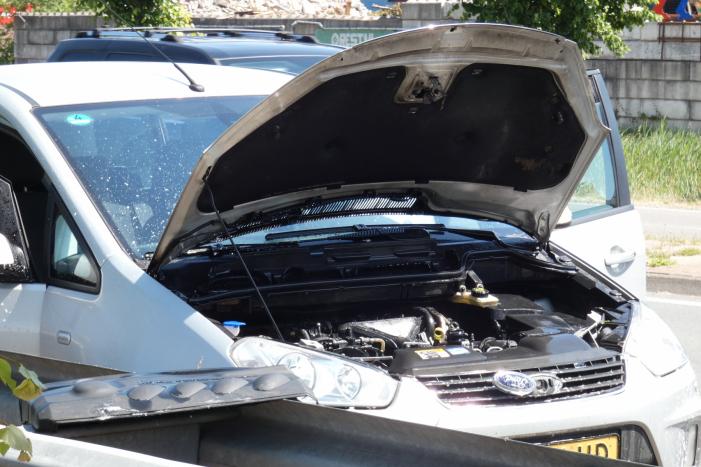 Brand in motorcompartiment