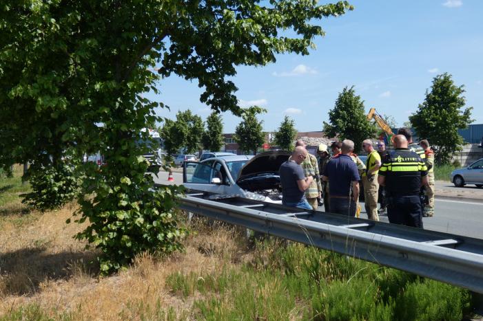 Brand in motorcompartiment