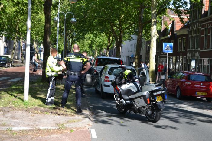 Veel schade door kop-staart botsing