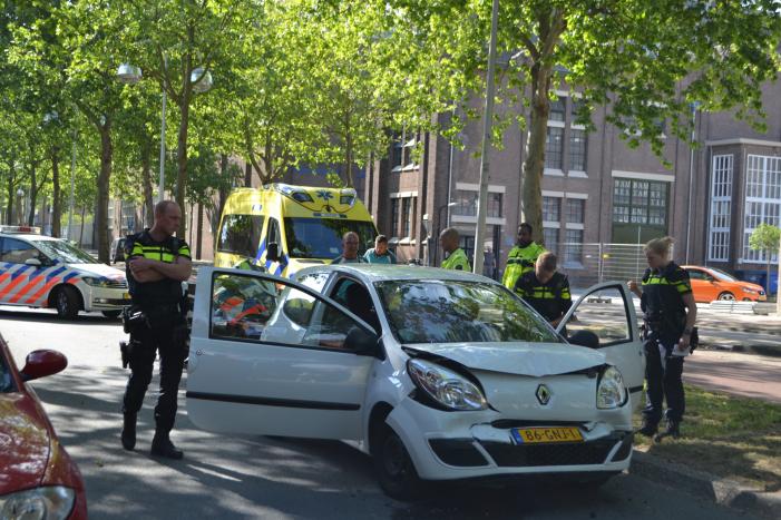 Veel schade door kop-staart botsing