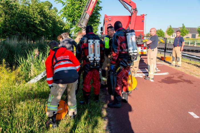 Paard in sloot overleden
