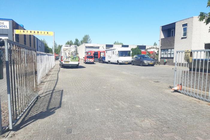 Brand in bedrijfspand op Industrieterrein Noordersluis