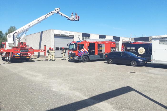 Brand in bedrijfspand op Industrieterrein Noordersluis