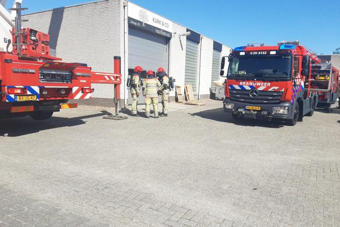 Brand in bedrijfspand op Industrieterrein Noordersluis
