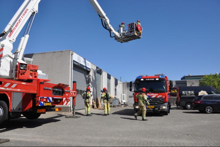 Brand in bedrijfspand op Industrieterrein Noordersluis