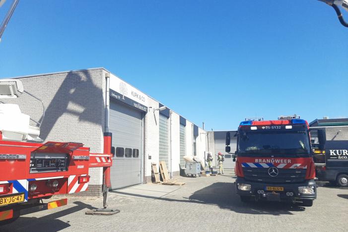 Brand in bedrijfspand op Industrieterrein Noordersluis