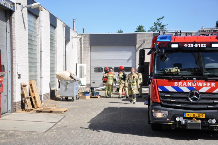 Brand in bedrijfspand op Industrieterrein Noordersluis