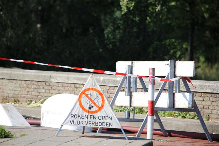 Omgeving ontruimd door gaslek tijdens graafwerkzaamheden