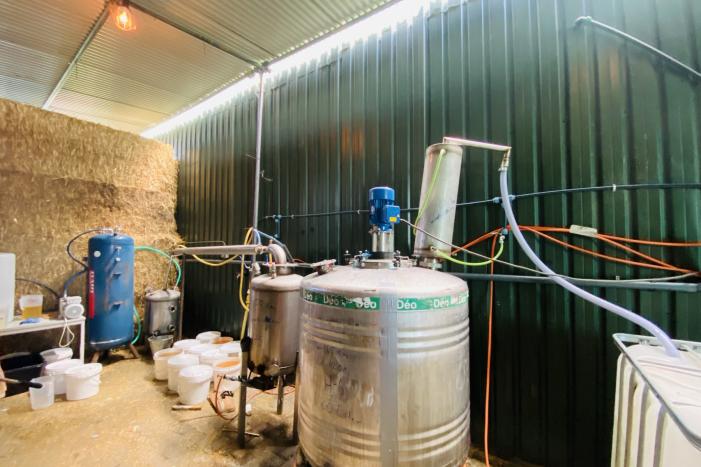 In werking zijnde drugslab aangetroffen