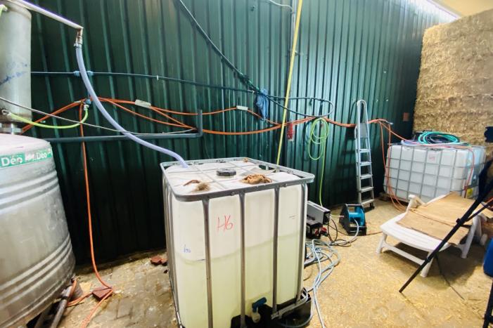 In werking zijnde drugslab aangetroffen