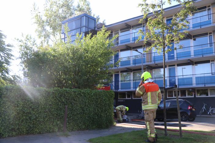 Brand na explosie in flatwoning