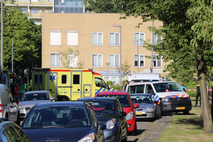 Brand na explosie in flatwoning