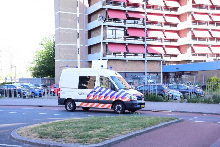 Auto met verdachte schietpartij crasht