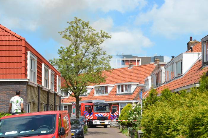 Flinke rookontwikkeling bij uitslaande schuurbrand